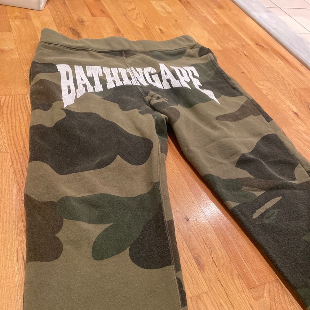 Bape Camo Joggers Size XL